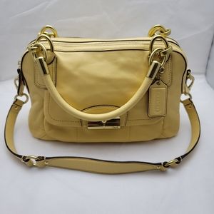 Coach Kristin Leather Double Zip Satchel